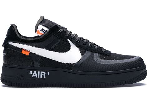 off white air force 1 black